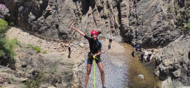 Canyoning in Rio Pitrisconi